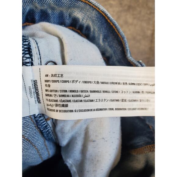 Women's Abercrombie & Fitch 32/32 Vintage Stretch 90s Slim Distressed Jeans - Picture 4 of 7